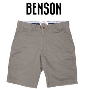 Benson NYC Flat Front Chino Shorts Size 30